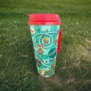 Universal Orlando Resort Insulated Travel Cup Coca Cola Freestyle 24 Oz Whirley